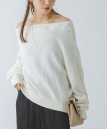 NOBLE（ノーブル）の「《WEB限定カラー・追加》ドライミックスモールニットプルオーバー（ニット/セーター）」