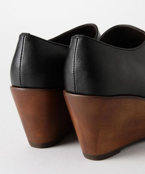 Another Edition（アナザーエディション）の「ウッドウェッジソールブーティ（ブラック）/AEBFC WD WDG BTE75（ブーティ・レディース・ブラック・LARGE/MEDIUM/SMALL）」の7枚目の写真