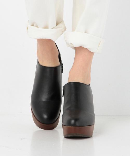 Another Edition（アナザーエディション）の「ウッドウェッジソールブーティ（ブラック）/AEBFC WD WDG BTE75（ブーティ・レディース・ブラック・LARGE/MEDIUM/SMALL）」の8枚目の写真