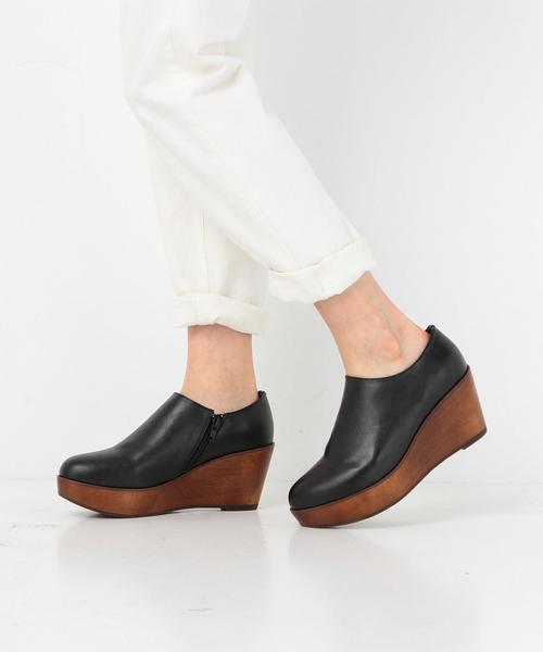 Another Edition（アナザーエディション）の「ウッドウェッジソールブーティ（ブラック）/AEBFC WD WDG BTE75（ブーティ・レディース・ブラック・LARGE/MEDIUM/SMALL）」の9枚目の写真