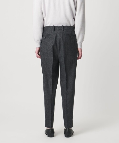 SOVEREIGN（ソブリン）の「＜SOVEREIGN＞ ハウンドトゥース 1プリーツ スラックス RELAX MODEL（スラックス・メンズ・ダークグレー・L）」の5枚目の写真
