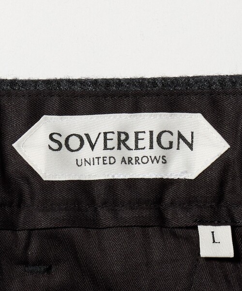 SOVEREIGN（ソブリン）の「＜SOVEREIGN＞ ハウンドトゥース 1プリーツ スラックス RELAX MODEL（スラックス・メンズ・ダークグレー・L）」の14枚目の写真