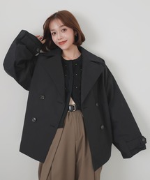 LIAN（リアン）の「【mayu × LIAN】ハーフトレンチコート（トレンチコート）」