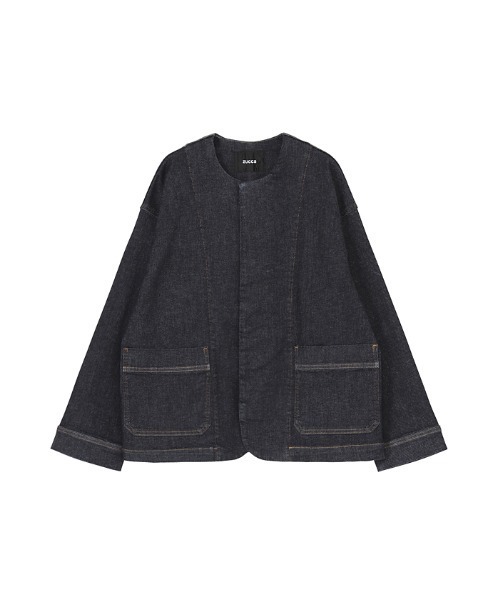 ZUCCa（ズッカ）の「HYPER STRETCH LIGHT DENIM / ブルゾン（ブルゾン・レディース・ブルー/ネイビー・M size）」の2枚目の写真