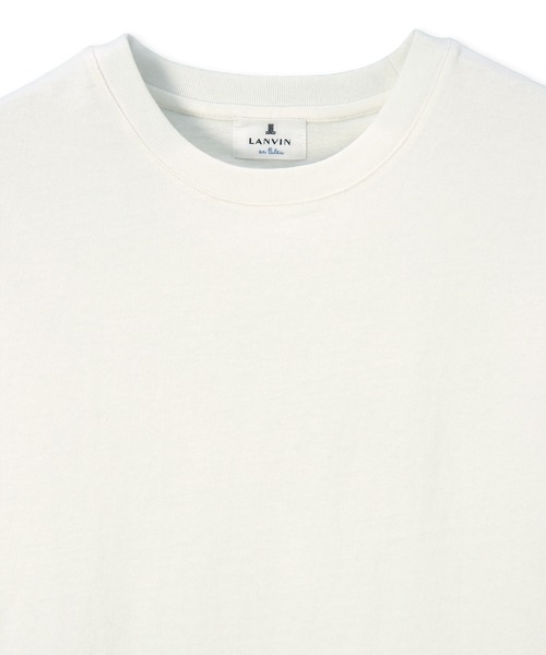 LANVIN en Bleu(ランバンオンブルー)の「8オンス ノースリーブ Tシャツ(Tシャツ/カットソー・メンズ・オフホワイト/ブルーグレー/ブラック/ネイビー・52/50/48/46)」の14枚目の写真