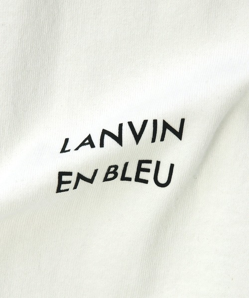LANVIN en Bleu(ランバンオンブルー)の「8オンス ノースリーブ Tシャツ(Tシャツ/カットソー・メンズ・オフホワイト/ブルーグレー/ブラック/ネイビー・52/50/48/46)」の15枚目の写真
