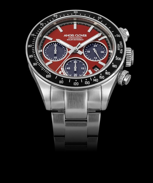 ANGELCLOVER（エンジェルクローバー）の「Angel Clover/エンジェルクローバー タイムクラフトソーラー 腕時計 ACL-TCS40SRE メンズ（アナログ腕時計・メンズ・レッド・FREE）」の3枚目の写真