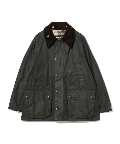 Barbour（バブアー）の「Barbour / Bedale Wax Jacket（ブルゾン・レディース・オリーブ/ブラック・36）」の2枚目の写真
