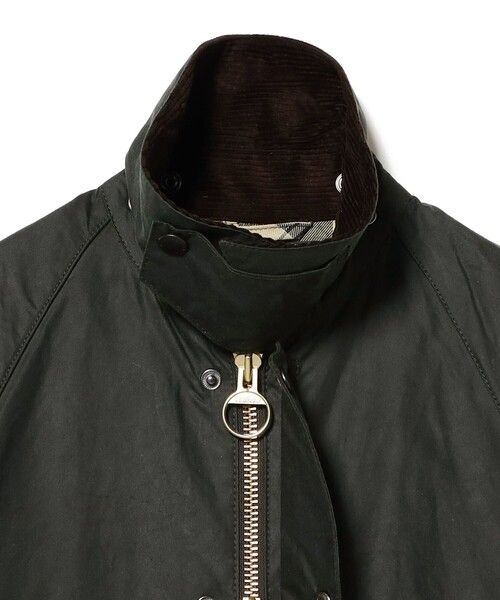 Barbour（バブアー）の「Barbour / Bedale Wax Jacket（ブルゾン・レディース・オリーブ/ブラック・36）」の8枚目の写真