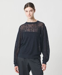 LOEFF | ＜LOEFF＞ピンポンツリースポンジ メッシュ プルオーバー UNISEX(ニット/セーター)