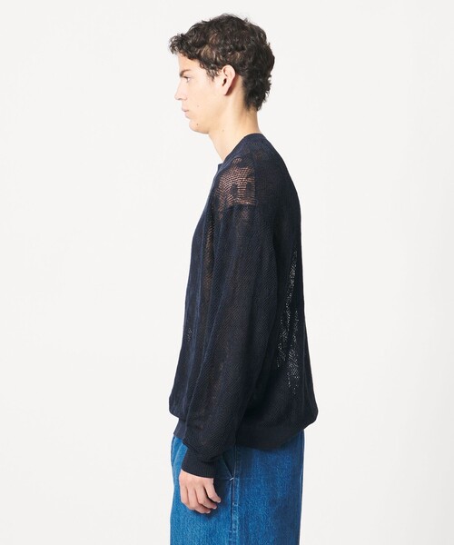 LOEFF(ロエフ)の「<LOEFF>ピンポンツリースポンジ メッシュ プルオーバー UNISEX(ニット/セーター・レディース・モカ/ネイビー・0/1/2)」の13枚目の写真