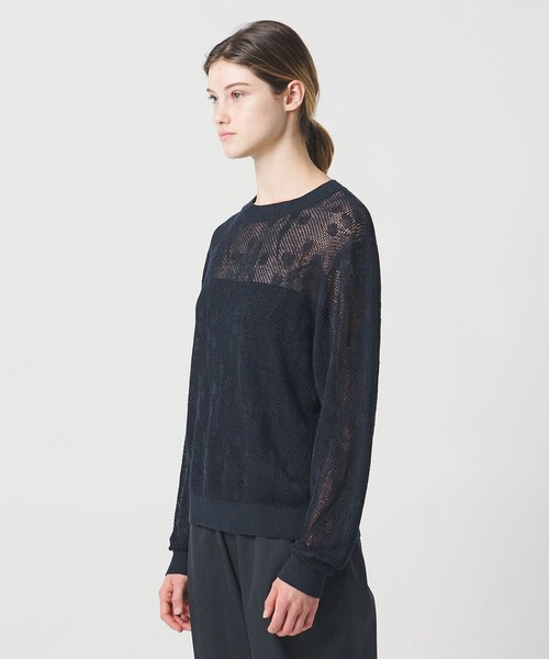 LOEFF(ロエフ)の「<LOEFF>ピンポンツリースポンジ メッシュ プルオーバー UNISEX(ニット/セーター・レディース・モカ/ネイビー・0/1/2)」の16枚目の写真