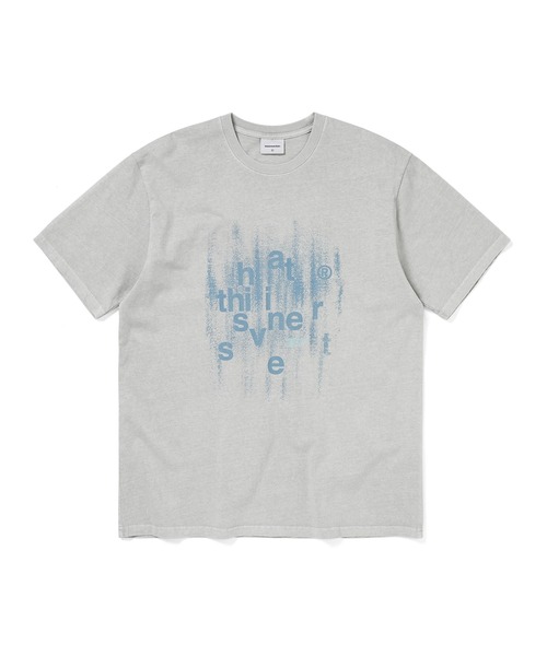 thisisneverthat(ディスイズネバーザット)の「Brushed Paint Tee(Tシャツ/カットソー・メンズ・ホワイト/ブラック/グレー・S/M/L/XL)」の3枚目の写真