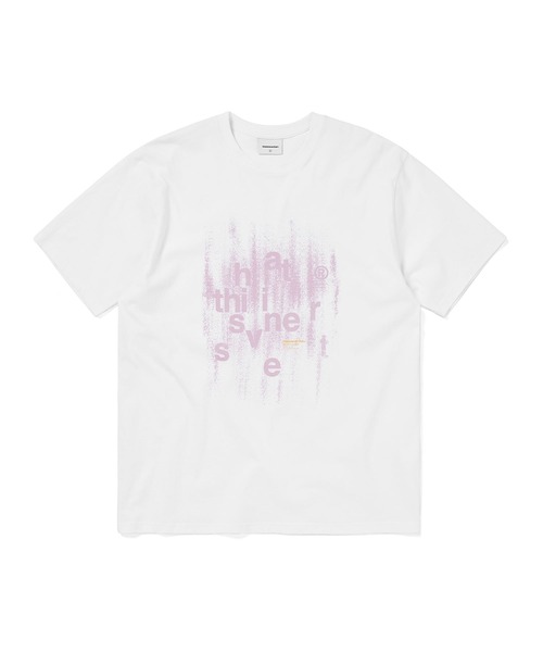 thisisneverthat(ディスイズネバーザット)の「Brushed Paint Tee(Tシャツ/カットソー・メンズ・ホワイト/ブラック/グレー・S/M/L/XL)」の2枚目の写真