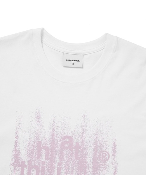 thisisneverthat(ディスイズネバーザット)の「Brushed Paint Tee(Tシャツ/カットソー・メンズ・ホワイト/ブラック/グレー・S/M/L/XL)」の4枚目の写真