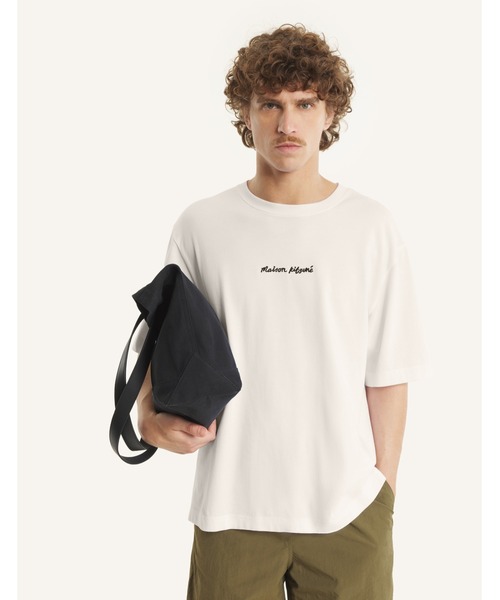 Maison Kitsune（メゾンキツネ）の「MAISON KITSUNE PARIS COMFORT TEE-SHIRT（Tシャツ/カットソー・メンズ・ブラック/ベージュ・S/XS/XL/L/M）」の12枚目の写真