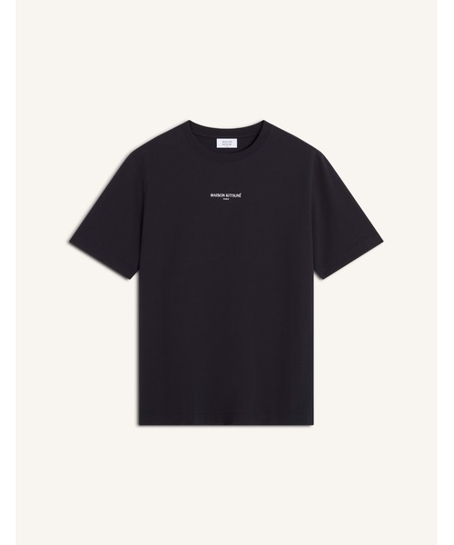 Maison Kitsune（メゾンキツネ）の「MAISON KITSUNE PARIS COMFORT TEE-SHIRT（Tシャツ/カットソー・メンズ・ブラック/ベージュ・S/XS/XL/L/M）」の3枚目の写真