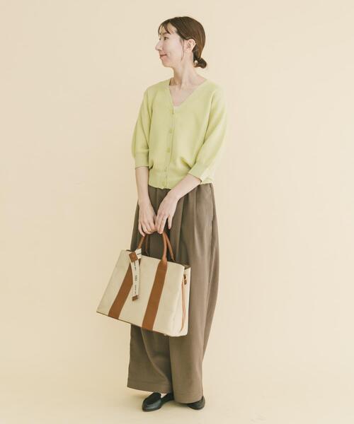 ITEMS URBANRESEARCH（アイテムズ アーバンリサーチ）の「『イージーケア/速乾/UVカット』強撚イージーパンツ（その他パンツ・レディース・カーキ/チャコールグレー/ベージュ系その他・FREE）」の6枚目の写真