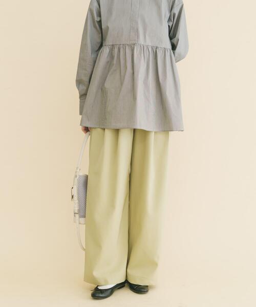 ITEMS URBANRESEARCH（アイテムズ アーバンリサーチ）の「『イージーケア/速乾/UVカット』強撚イージーパンツ（その他パンツ・レディース・カーキ/チャコールグレー/ベージュ系その他・FREE）」の10枚目の写真