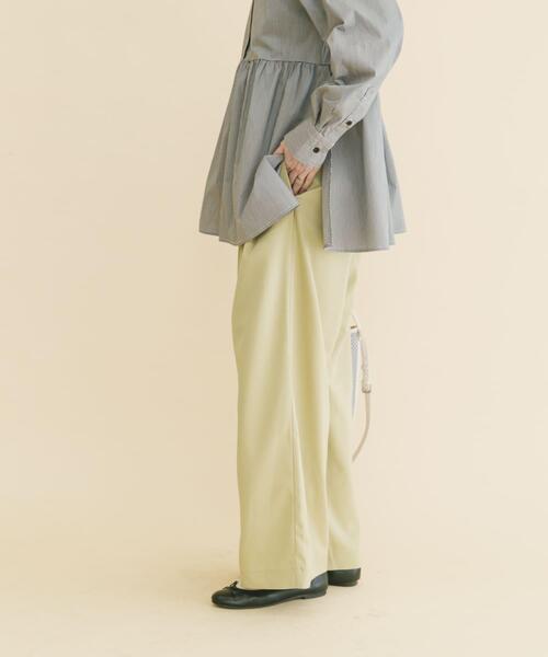 ITEMS URBANRESEARCH（アイテムズ アーバンリサーチ）の「『イージーケア/速乾/UVカット』強撚イージーパンツ（その他パンツ・レディース・カーキ/チャコールグレー/ベージュ系その他・FREE）」の11枚目の写真