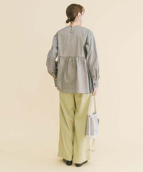 ITEMS URBANRESEARCH（アイテムズ アーバンリサーチ）の「『イージーケア/速乾/UVカット』強撚イージーパンツ（その他パンツ・レディース・カーキ/チャコールグレー/ベージュ系その他・FREE）」の12枚目の写真