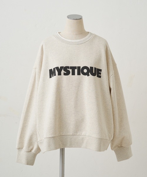 PUAL CE CIN（ピュアルセシン）の「レイヤード風スウェット（Tシャツ/カットソー・レディース・ネイビー/オートミール・FREE）」の11枚目の写真