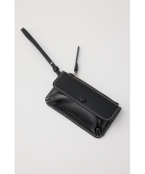 MOUSSY（マウジー）の「STRAP カードケース（カードケース・レディース・ブラック/ライトブルー/ブラウン・FREE）」の4枚目の写真