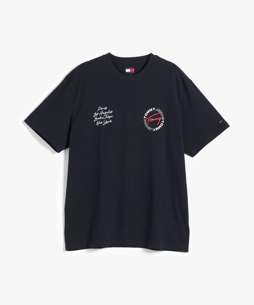 tommy jeans(トミー ジーンズ)の「サインサークルリラックスショートスリーブTシャツ(Tシャツ/カットソー・メンズ・ホワイト/グリーン/マルチ/グレー・LARGE/X-LARGE/MEDIUM/X-SMALL/SMALL)」の8枚目の写真