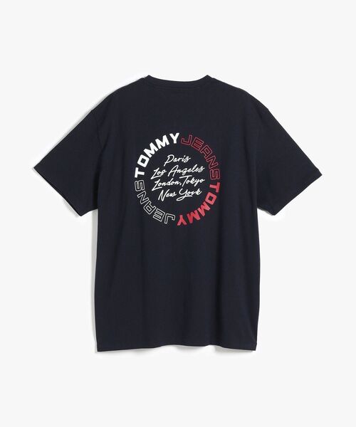 tommy jeans(トミー ジーンズ)の「サインサークルリラックスショートスリーブTシャツ(Tシャツ/カットソー・メンズ・ホワイト/グリーン/マルチ/グレー・LARGE/X-LARGE/MEDIUM/X-SMALL/SMALL)」の9枚目の写真