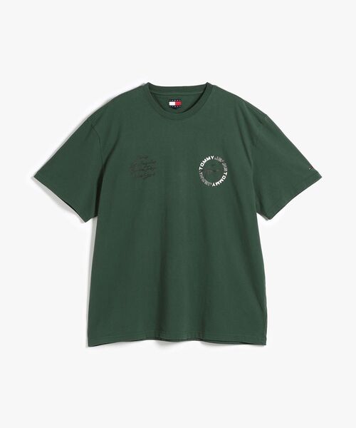 tommy jeans(トミー ジーンズ)の「サインサークルリラックスショートスリーブTシャツ(Tシャツ/カットソー・メンズ・ホワイト/グリーン/マルチ/グレー・LARGE/X-LARGE/MEDIUM/X-SMALL/SMALL)」の13枚目の写真