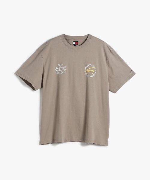 tommy jeans(トミー ジーンズ)の「サインサークルリラックスショートスリーブTシャツ(Tシャツ/カットソー・メンズ・ホワイト/グリーン/マルチ/グレー・LARGE/X-LARGE/MEDIUM/X-SMALL/SMALL)」の18枚目の写真