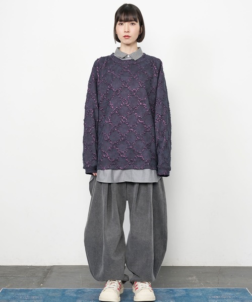 Nora Lily(ノラリリー)の「【Nora Lily】Tuck Washed Denim Barrel Pants(デニムパンツ・メンズ・インディゴブルー/ブラック・FREE)」の17枚目の写真