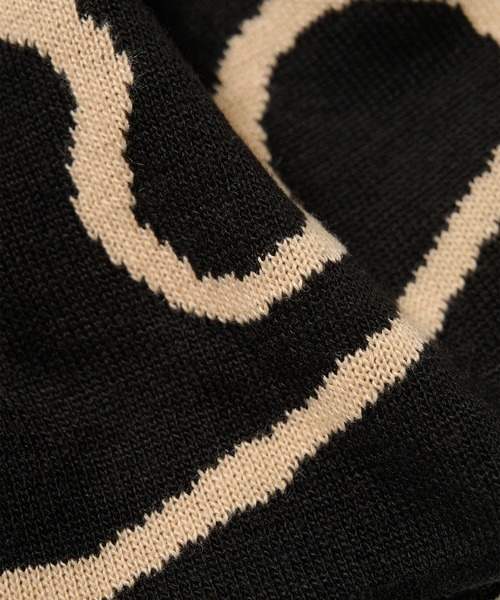 Jieda（ジエダ）の「J LOGO KNIT CAP（ニットキャップ/ビーニー・メンズ・ブラック・FREE）」の4枚目の写真