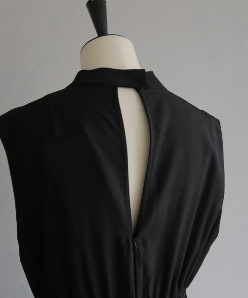 &g'aime(アンジェム)の「【&g'aime 】ダブルウエストワンピース Double-Waist Dress(ワンピース・レディース・グレイッシュベージュ/ブラック・FREE)」の15枚目の写真