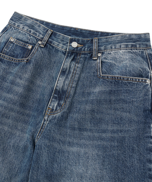 INTEMPOMOOD(インテンポムード)の「シャインウォッシングデニムパンツ_ブルー(デニムパンツ・メンズ・ブルー・SMALL/MEDIUM/LARGE/X-LARGE)」の18枚目の写真