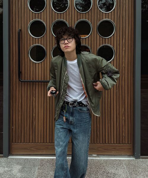 INTEMPOMOOD(インテンポムード)の「シャインウォッシングデニムパンツ_ブルー(デニムパンツ・メンズ・ブルー・SMALL/MEDIUM/LARGE/X-LARGE)」の5枚目の写真