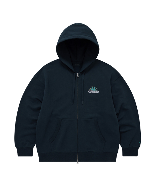 COVERNAT(カバーナット)の「ライジングサン グラフィック フードパーカー ネイビー(パーカー・メンズ・その他・SMALL/MEDIUM/LARGE/X-LARGE)」の2枚目の写真
