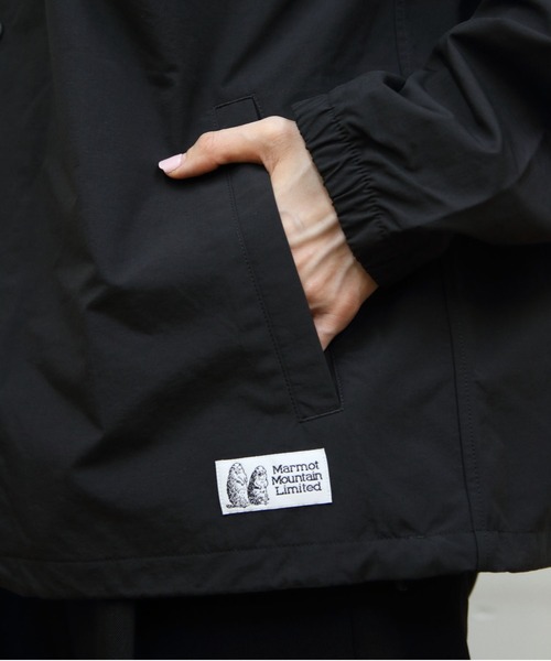 MARMOT（マーモット）の「Marmot/マーモット　パーテックスマウンテンコーチジャケット　PERTEX Mt Coach Jacket（ナイロンジャケット・メンズ・ブラック/カーキ・L/M）」の10枚目の写真