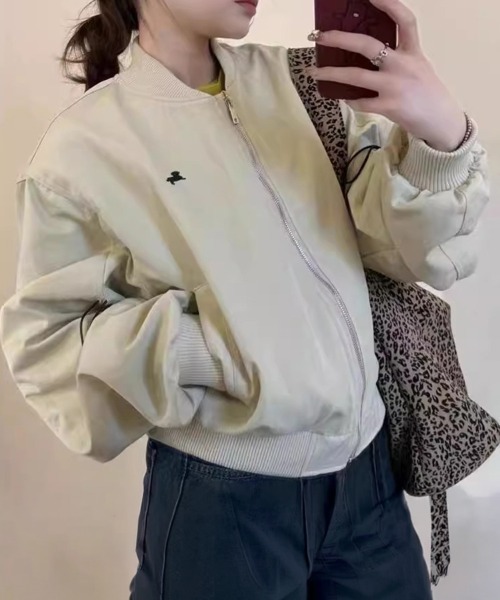 SallyLunn(サリーラン)の「ボリュームスリーブジャケット(その他アウター・レディース・ブラック/アイボリー・LARGE/MEDIUM)」の2枚目の写真