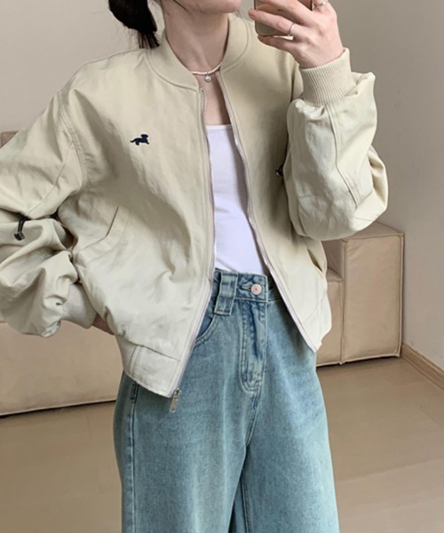 SallyLunn(サリーラン)の「ボリュームスリーブジャケット(その他アウター・レディース・ブラック/アイボリー・LARGE/MEDIUM)」の3枚目の写真