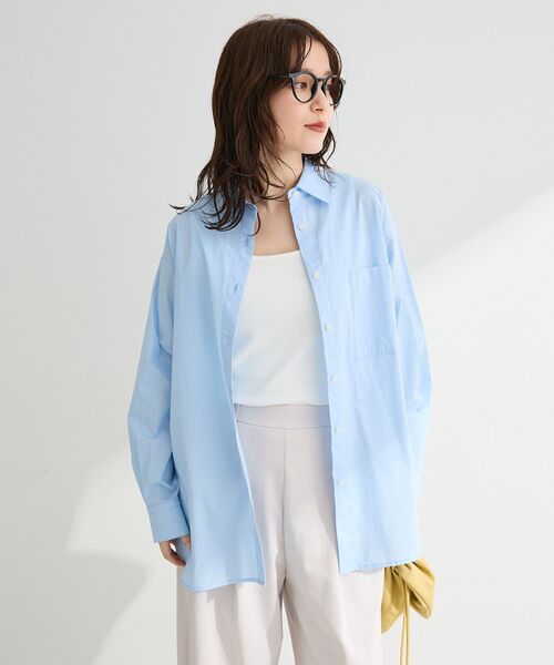 Green Parks(グリーンパークス)の「機能付テレコリブタンクトップ(タンクトップ・レディース・ホワイト系その他2/グレー/オフホワイト/ブラック・FREE)」の9枚目の写真