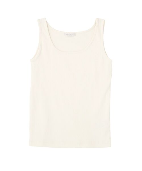 Green Parks(グリーンパークス)の「機能付テレコリブタンクトップ(タンクトップ・レディース・ホワイト系その他2/グレー/オフホワイト/ブラック・FREE)」の21枚目の写真