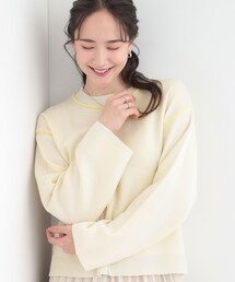 SHOO・LA・RUE | ダブルフェイス配色ニット(ニット/セーター)