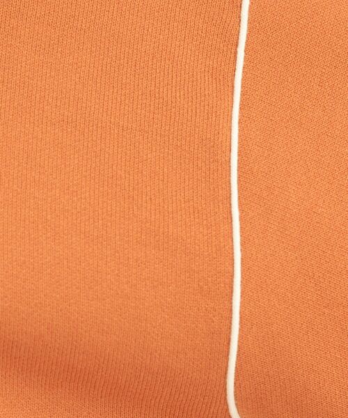 SHOO・LA・RUE(シューラルー)の「ダブルフェイス配色ニット(ニット/セーター・レディース・ライトグレー/オレンジ/オフホワイト・04/03/02/01)」の15枚目の写真