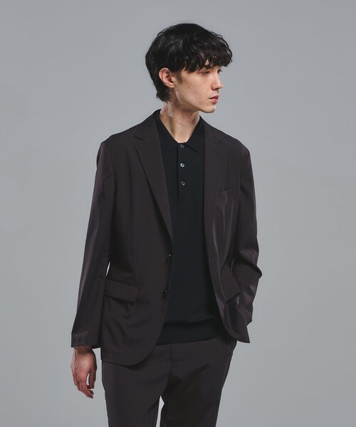 green label relaxing（グリーンレーベルリラクシング）の「ウォッシャブル トロ ナロー ジャケット -ストレッチ-（テーラードジャケット・メンズ・ダークグリーン/グレー系/ダークブラウン/ネイビー/モカ・M/L/XS/S/XL）」の3枚目の写真