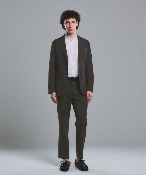 green label relaxing（グリーンレーベルリラクシング）の「ウォッシャブル トロ ナロー ジャケット -ストレッチ-（テーラードジャケット・メンズ・ダークグリーン/グレー系/ダークブラウン/ネイビー/モカ・M/L/XS/S/XL）」の12枚目の写真