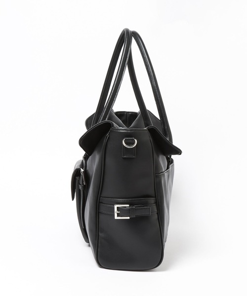 HARE（ハレ）の「プレートフラップBIGボストンバッグ(HARE)（ボストンバッグ・レディース・ブラック・FREE）」の8枚目の写真