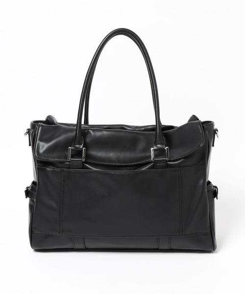 HARE（ハレ）の「プレートフラップBIGボストンバッグ(HARE)（ボストンバッグ・レディース・ブラック・FREE）」の9枚目の写真