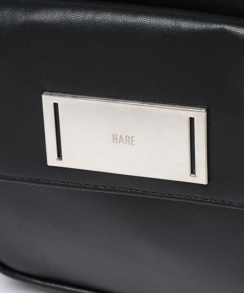 HARE（ハレ）の「プレートフラップBIGボストンバッグ(HARE)（ボストンバッグ・レディース・ブラック・FREE）」の14枚目の写真