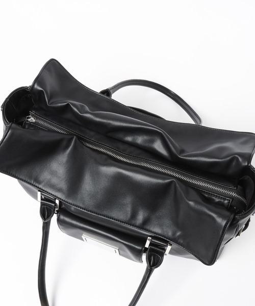 HARE（ハレ）の「プレートフラップBIGボストンバッグ(HARE)（ボストンバッグ・レディース・ブラック・FREE）」の20枚目の写真